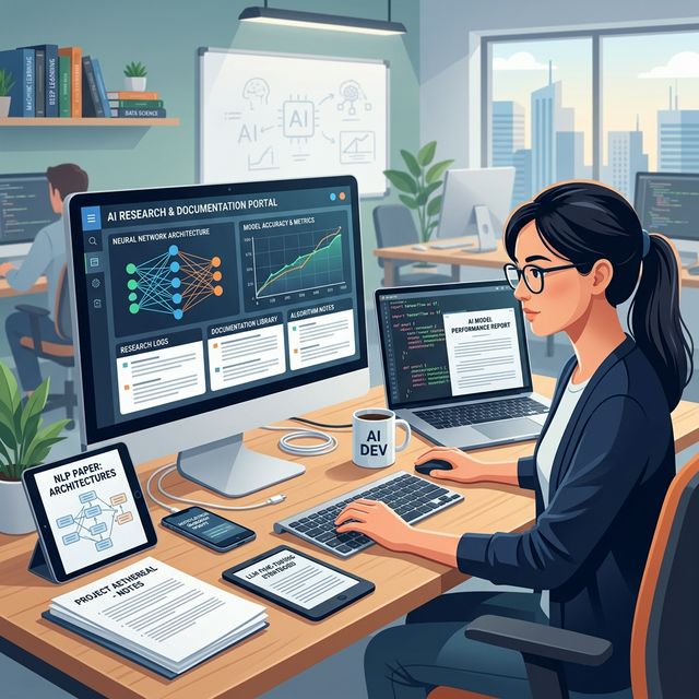 UPLOAD: AI research study illustration