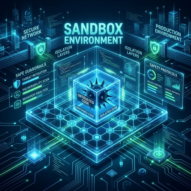UPLOAD: Sandbox security shield concept