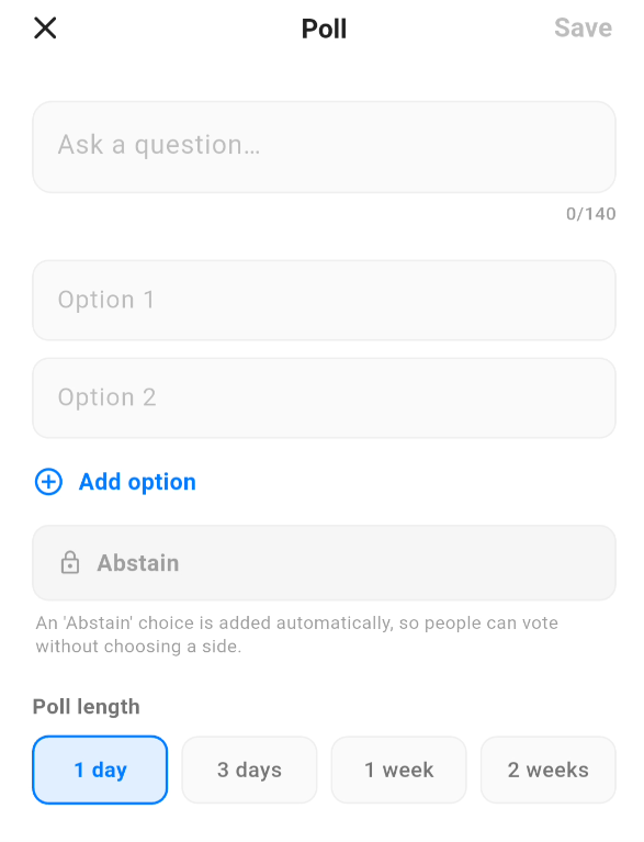 Polls-Modal