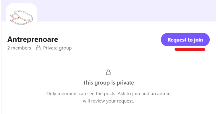 Einer privaten Gruppe in der eYou-App beitreten wollen